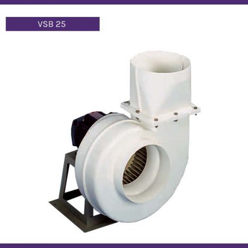 VSB 25 Inlet PP Fan with Inbuilt Damper and Motor