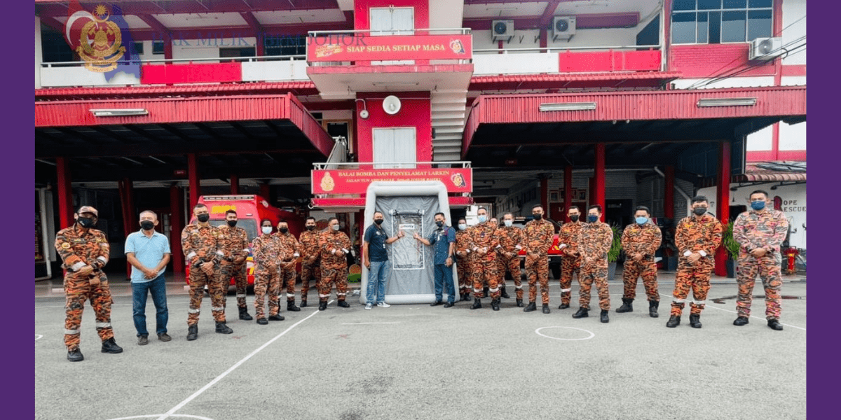 METHOD Decontamination Tent Bomba Johor