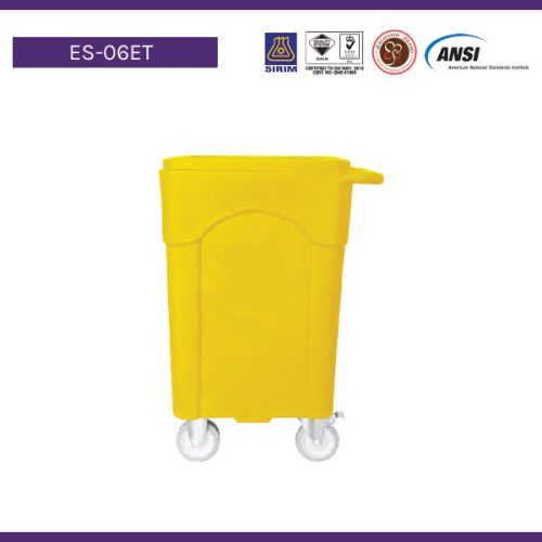 ES-060ET PORTABLE EYEWASH MOBILE TROLLEY IN POLYETHYLENE